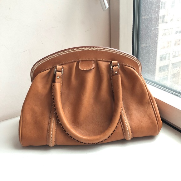 Dior Light Brown Leather Bag Medium Size - Picture 4 of 6